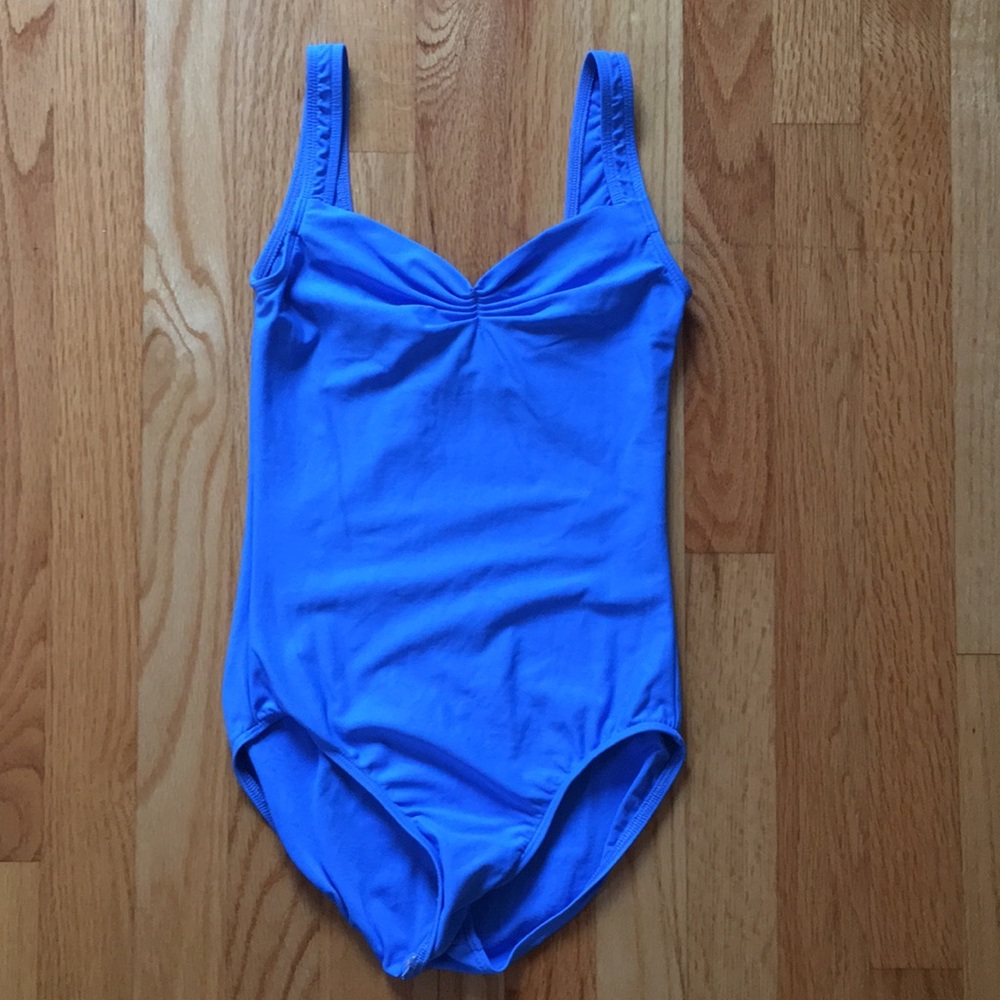 Wear moi french blue leotard